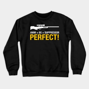 AWM, 8x, suppressor is perfect Crewneck Sweatshirt